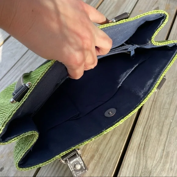 Charter Club Green Purse - Picture 5 of 6